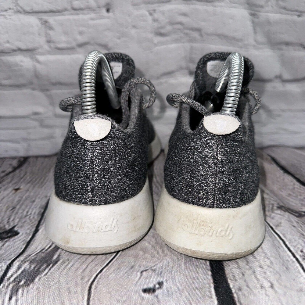 AllBirds Wool Runners Grey Running Shoes Sneakers Size 7 - Picture 8 of 9